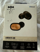 HOUSE OF MARLEY LIBERATE AIR AURICOLARI VERAMENTE WIRELESS! ORECCHIE! NUOVO NELLA SCATOLA
