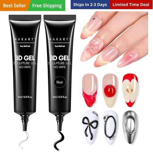 Gel nail art set - gel,