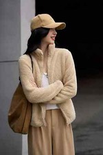 Giacca Pile Dona in Pelliccia