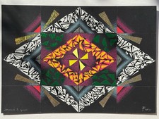 ENNIO FINZI  T.M. SU CARTONCINO 35x50 CON AUTENTICA SU FOTO