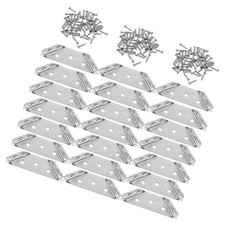 3 Sets Staffe Per Mensole Connettori Angolari Legno Mobili