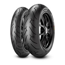 Pneumatico gomma Pirelli Diablo Rosso II 110/70 ZR 17 M/C 54W, ruota anteriore.