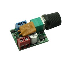 Mini DC 5A Motore PWM Regolatore di Velocità 3V-35V Interruttore Controllo Velocità LED Dimmer 