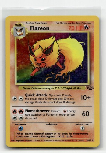 Carte pokémon holo - wotc!, raro