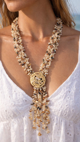 Collana lunga moda - collana, fashion