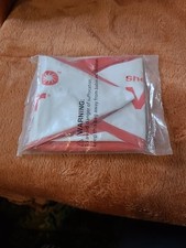 Pallone da spiaggia vintage promozionale SHELL rosso e bianco in confezione NUOVO