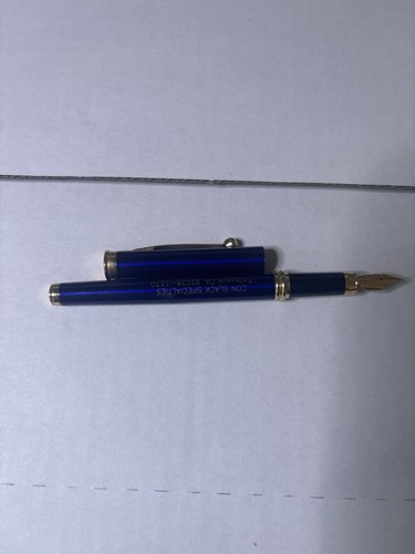 Penna stilografica vintage blu