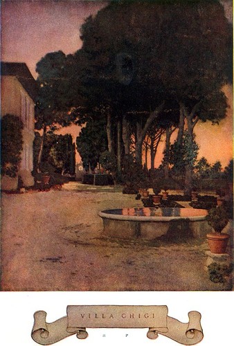 Maxfield parrish ville romane - parrish,