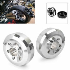 2x Terminali di Scarico Coperchio Telaio per BMW R NINE T 2014 2015 2016 Nero/Cromo Nuovi