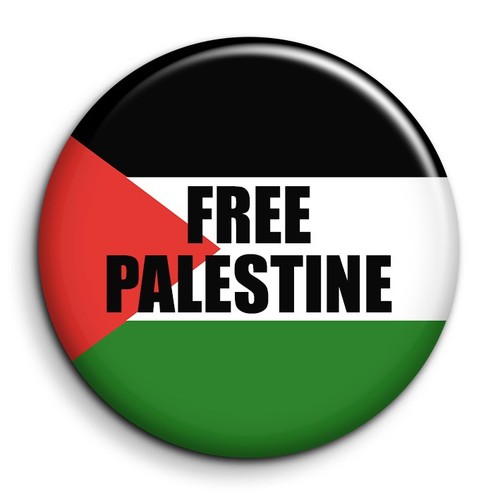 Free palestine badge 38mm - palestine, 2