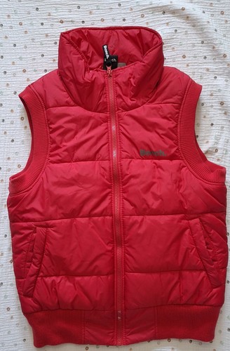 Gilet imbottito rosso bench - gilet,