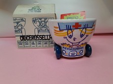 TAZZA PAZZA LATTE GIGLIO CON LE RUOTE LE RUOTAZZE CROCEROSSELLA  PORCELLANA