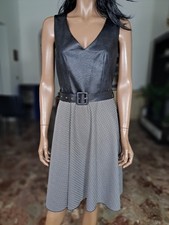 Fracomina Jeans Abito Ecopelle