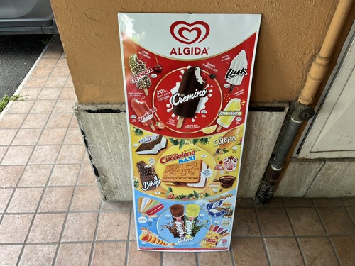 Insegna algida pubblicitaria - insegna,