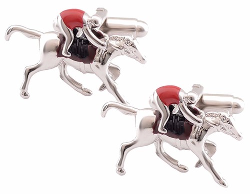 Argento gara cavallo rosso - argento,