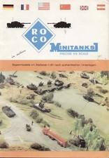 catalogo ROCO Minitanks 1974