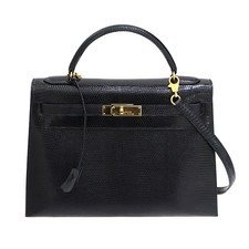 Hermes kelly handbag lizard - hermes,