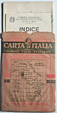 CARTA D'ITALIA del TOURING CLUB ITALIANO - FOGLIO 22 - SIENA - (1907)