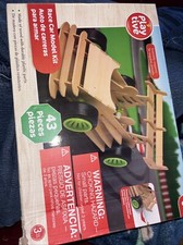 Play Tive Playtive Wooden Race Car Model Kit 43 Pieces - NEW