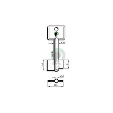 Chiave Per Cassaforte S800 Con