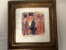 delizioso acquerello originale