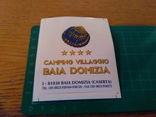 ADESIVO STICKER VINTAGE KLEBER CAMPING VILLAGGIO BAIA DOMIZIA  CASERTA 