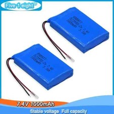 2x Batteria LiPo 7.4V 1000mAh per GPS SATLINK WS-6933, Lettore di Carte, Registratore di Cassa