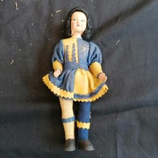 Vecchia bambola pannolenci plastica  h 20 cm - Old diapers doll