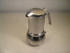 Rara Caffettiera "STELLA" da 6 Tazze, Acciaio Inox , Ottima
