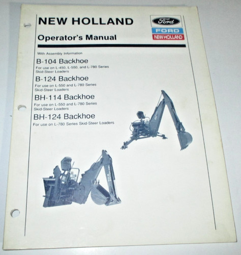 New holland 104 124 bh - holland, bh-114