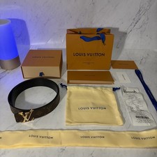 Cintura Louis Vuitton marrone monogramma 110 cm