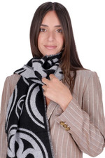 Sciarpa donna modello caroline ,Linea realizzata in jaquard, personalizzato c...