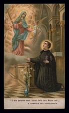 antico santino cromo-holy card