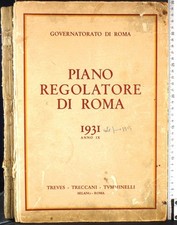 PIANO REGOLATORE DI ROMA. AA.VV. TREVES/TRECCANI/TUMMINELLI.