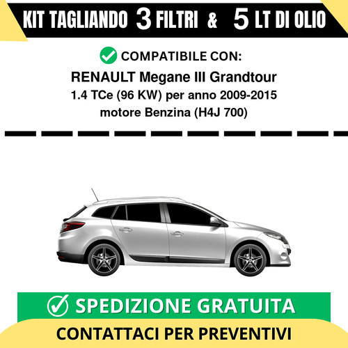Tagliando per renault - renault, megane