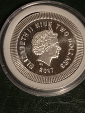 1 OZ Argento 999 2017