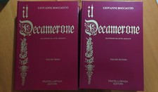 Libro 2 Volumi De "Il Decamerone" Giovanni Boccaccio. COLLEZIONE.