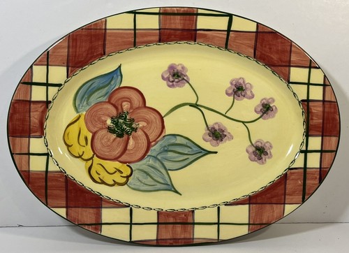 Piatto ovale dakal art pottery - art,