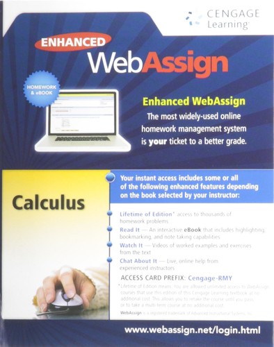Enhanced webassign printed - webassign,