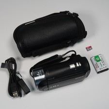 Sony HDR-CX240E Digital Camera Video Camcorder, SD Card 32Gb, Case - Refurbished