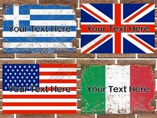 Targa da parete insegna