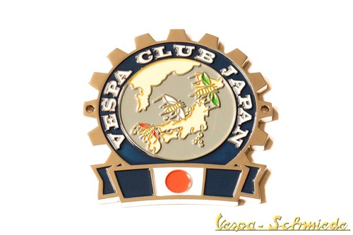 Targa metallo vespa club - metallo,