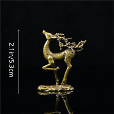 Figura Di Cervo In Ottone Mini