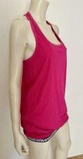 Dsquared Dsquared2 Logo Beach Dress Magenta Hot Pink Fuchsia Fluo Cotton Size M