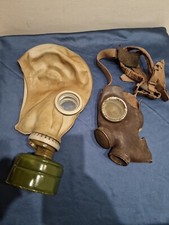 2X Maschera Antigas T 35 Pirelli Originali WW2 Soldato