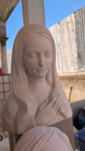 Statua madonna marmo - in,