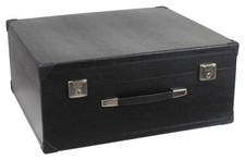 Custodia fisarmonica 120 bassi legno case custodia ecopelle fodera rossa imbottita