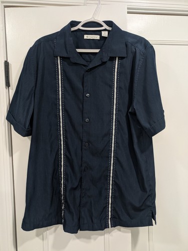 Cubavera camicia uomo navy - cubavera,