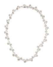 Collana con colletto floreale
