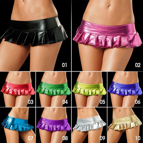 Minigonna sexy lucida pelle - minigonna,